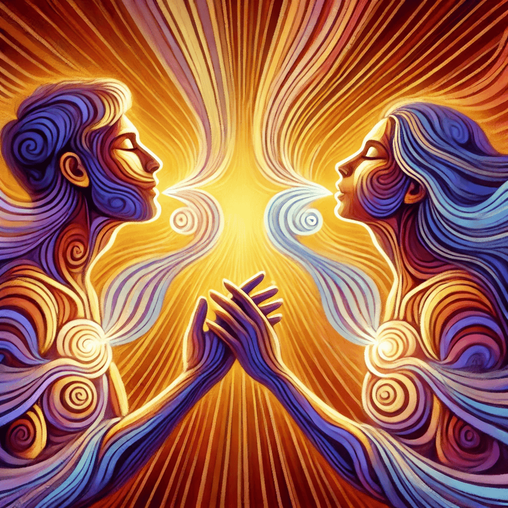 Partnered breathwork connection