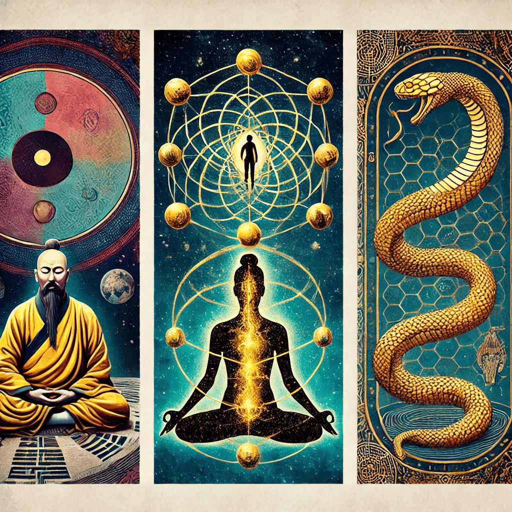 Daoist, Tantric, and Kundalini practices illustration